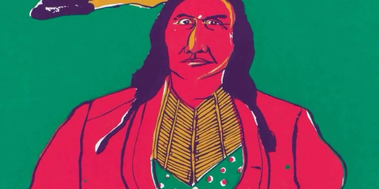 Fritz Scholder lithograph