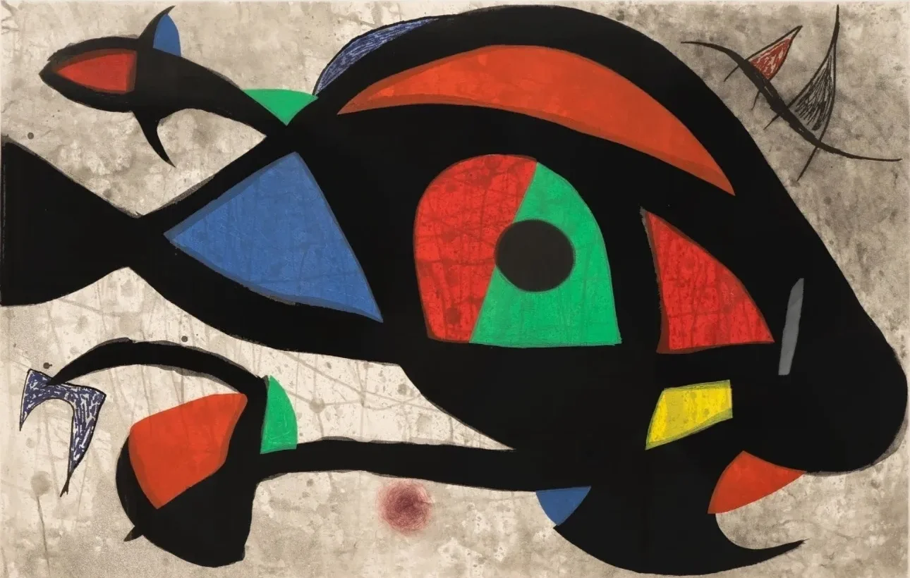 Joan Miro La Beluga lithograph