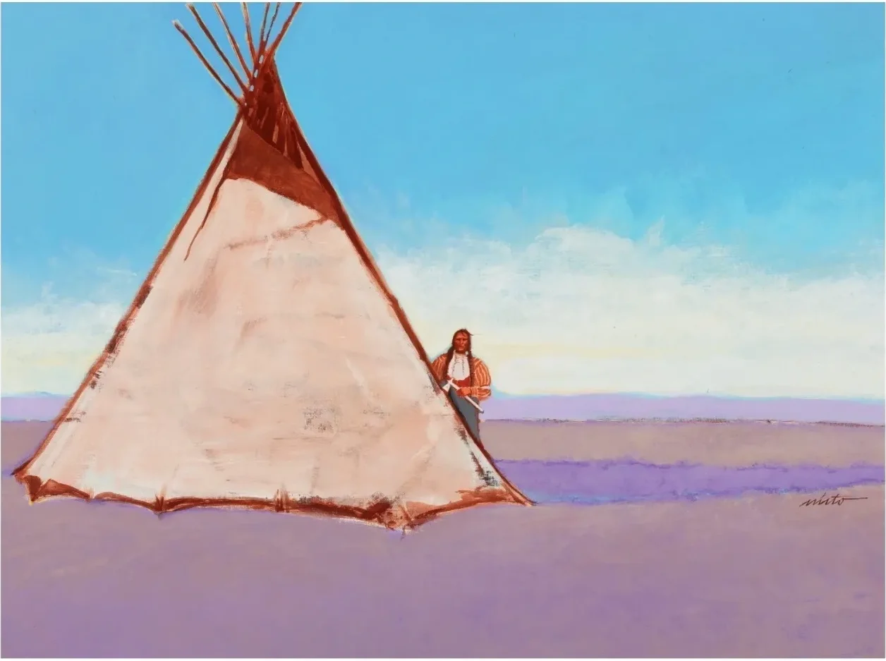 John Nieto Indian Painting