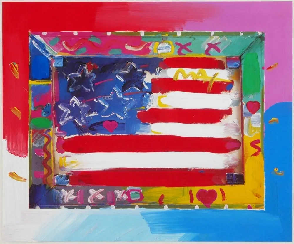 Peter Max painting