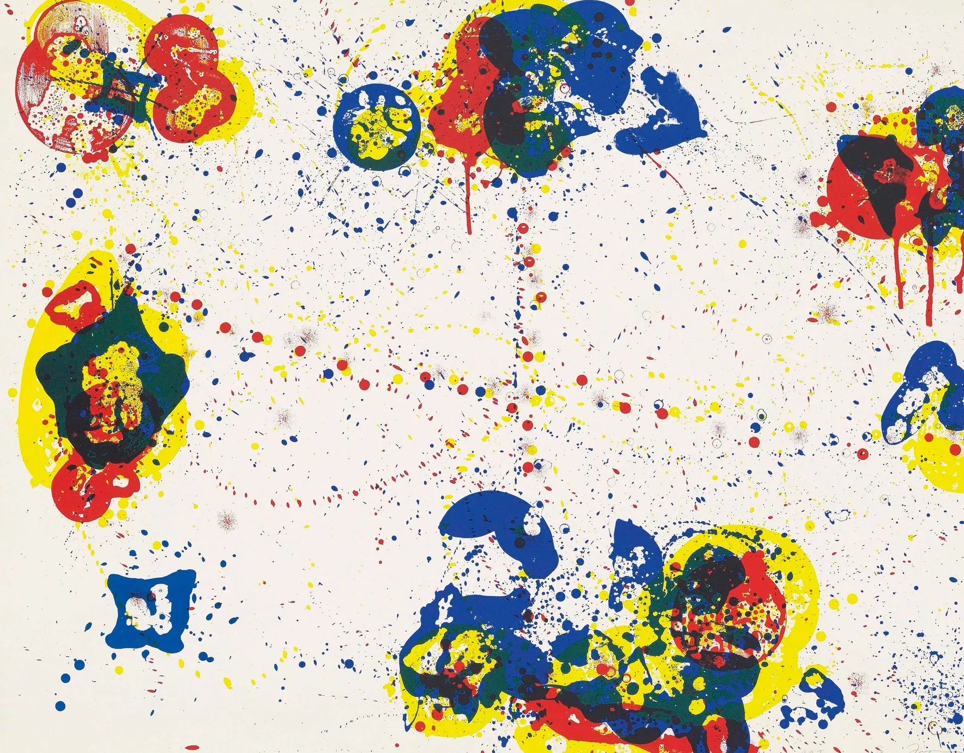 Sam Francis lithograph