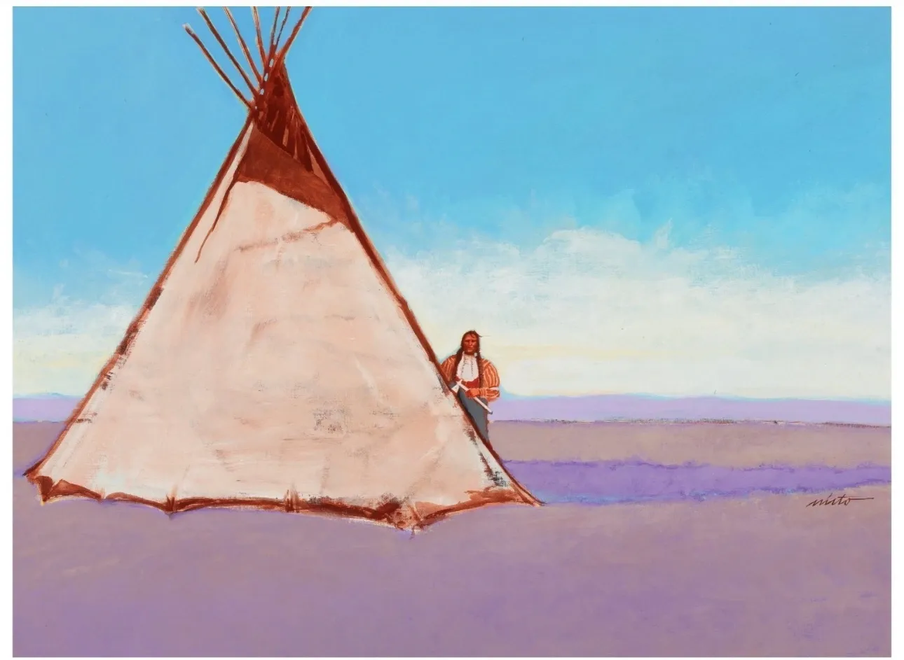 John Nieto Indian Painting