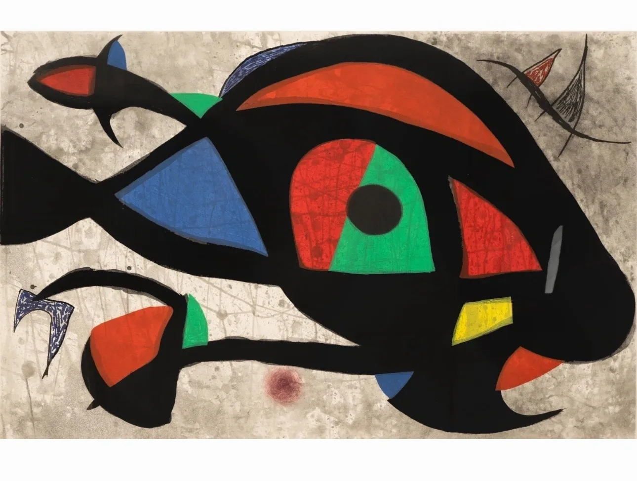 Joan Miro La Beluga lithograph