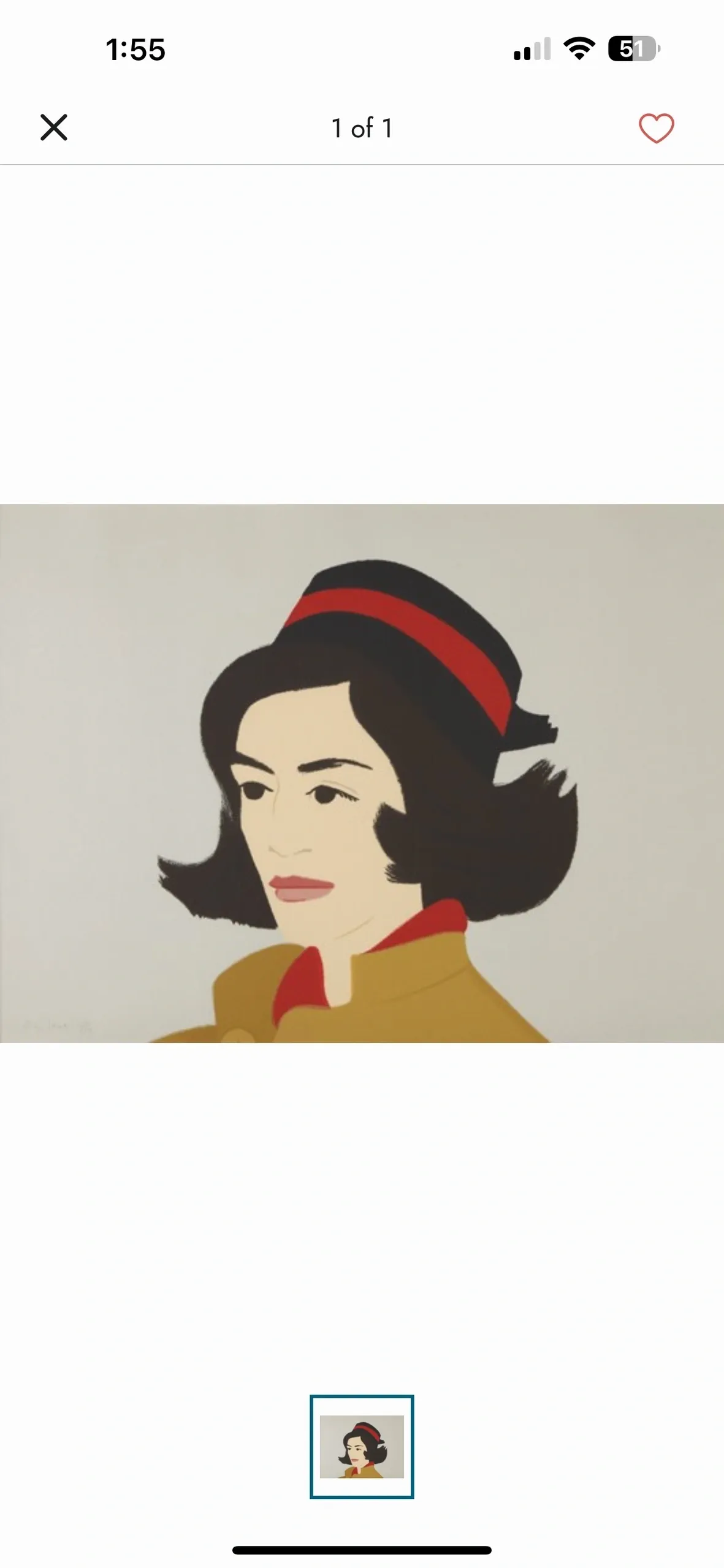 Alex Katz Lithograph