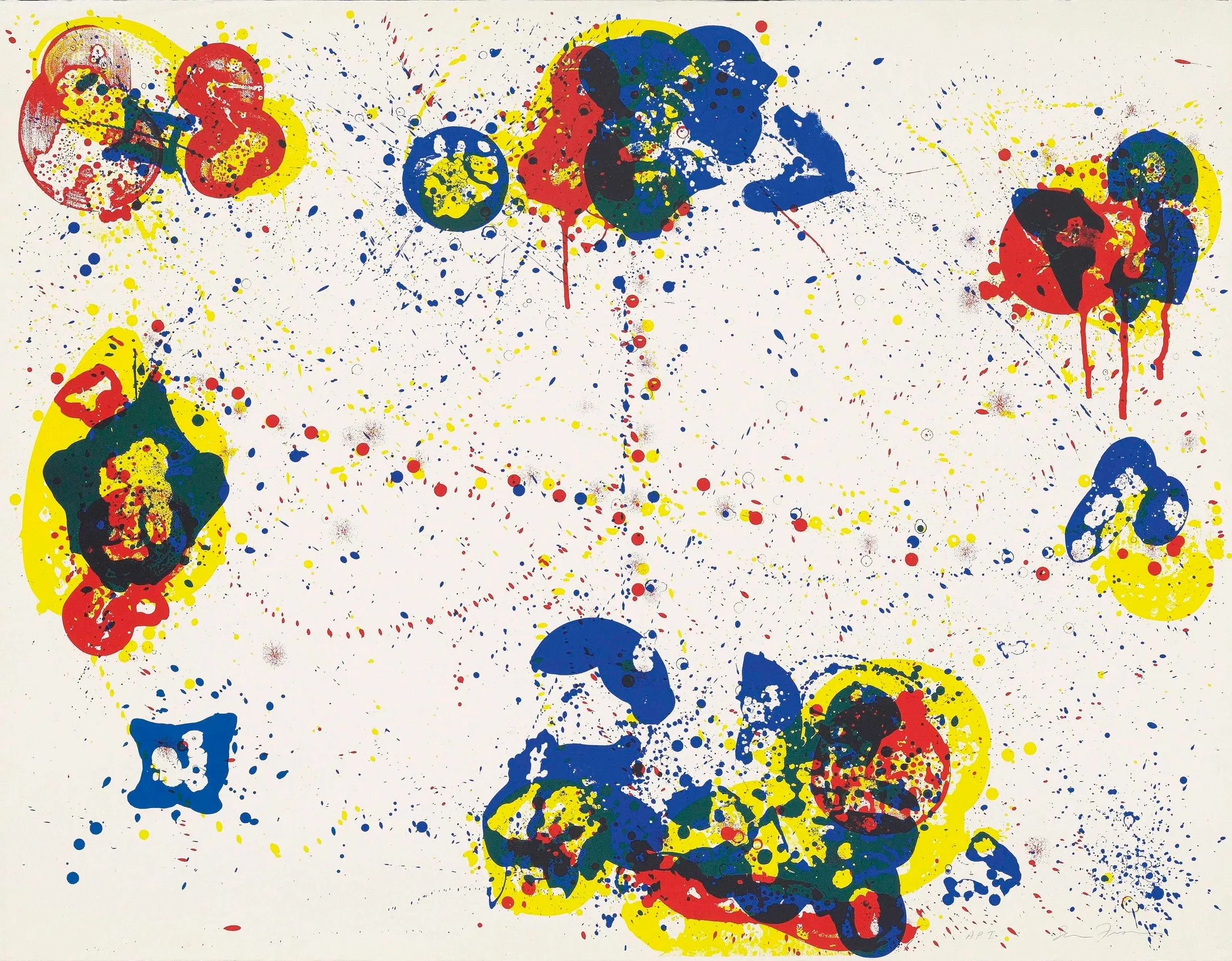 Sam Francis lithograph